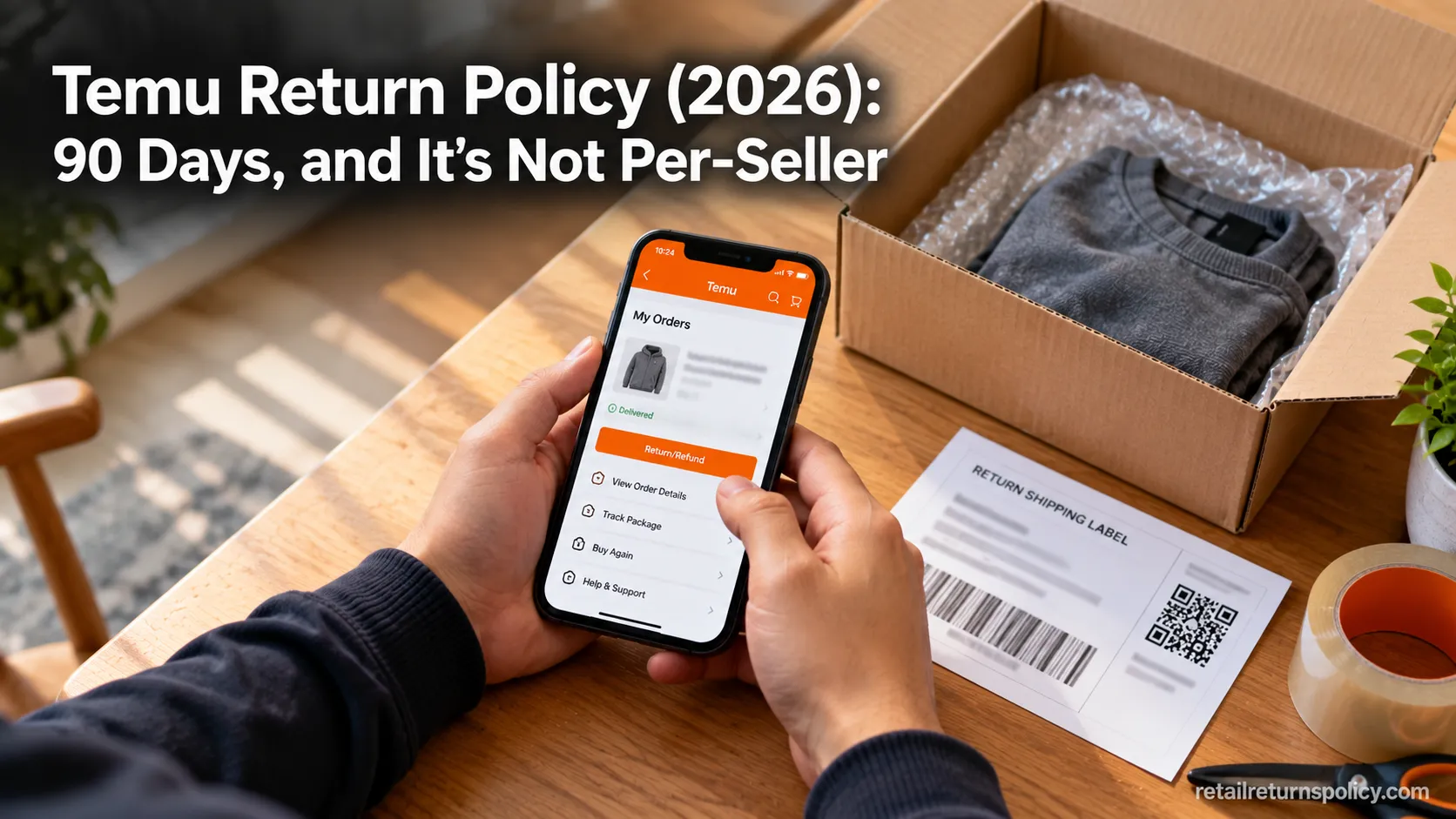 Temu Return Policy (2026): 90 Days, and It’s Not Per-Seller